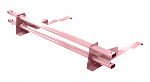 Снегозадержатель трубчатый BORGE для черепичной кровли 3м RAL8004
