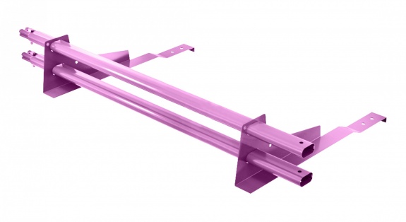 Снегозадержатель трубчатый BORGE для черепичной кровли 3м RAL4005