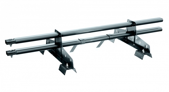 Снегозадержатель трубчатый BORGE для профнастила Н-60, Н-75 3м RAL7026