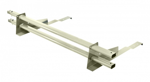 Снегозадержатель трубчатый BORGE для черепичной кровли 1м RAL9005