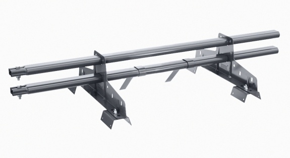 Снегозадержатель трубчатый BORGE для профнастила Н-114 1м, matt