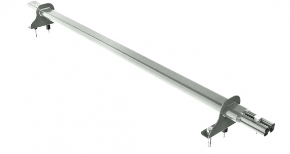 Снегозадержатель однотрубчатый BORGE для кровли из металлочерепицы 3м RAL3003