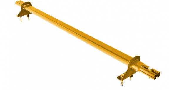 Снегозадержатель однотрубчатый BORGE для кровли из металлочерепицы 3м RAL1007