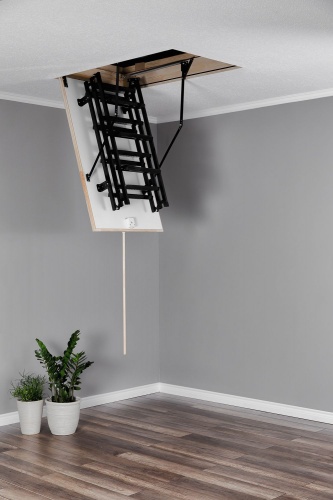 Чердачная лестница Oman METAL T3 3-х секционная 55х120х280