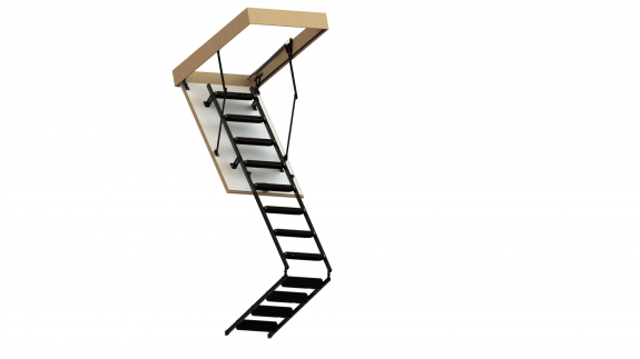 Чердачная лестница Oman METAL T3 3-х секционная 55х120х280