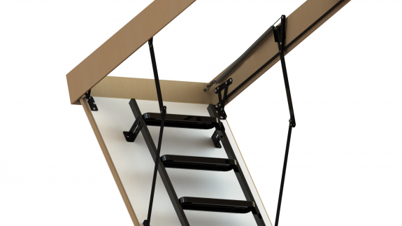 Чердачная лестница Oman METAL T3 3-х секционная 55х120х280