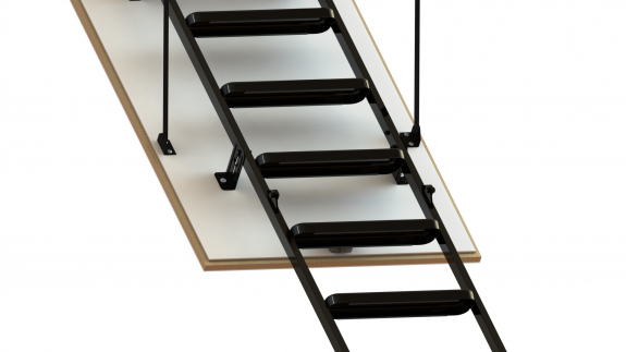Чердачная лестница Oman METAL T3 3-х секционная 55х120х280