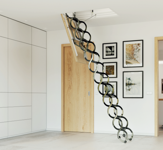 Чердачная лестница Oman NOZYCOWE 3-х секционная 70х100х300