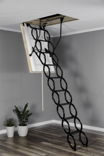 Чердачная лестница Oman NOZYCOWE TERMO SUPER 3-х секционная 60х120х290