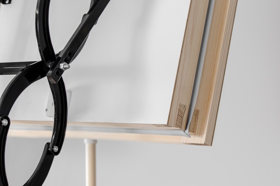 Чердачная лестница Oman NOZYCOWE TERMO SUPER 3-х секционная 60х120х290