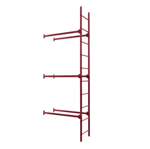 Лестница фасадная BORGE, нижняя секция, 2,7 м RAL3003