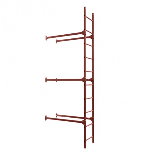 Лестница фасадная BORGE, нижняя секция, 2,7 м RAL3003