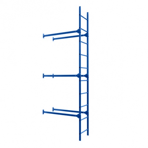 Лестница фасадная BORGE, нижняя секция, 2,7 м RAL3003
