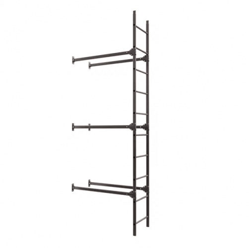 Лестница фасадная BORGE, нижняя секция, 2,7 м RAL3003