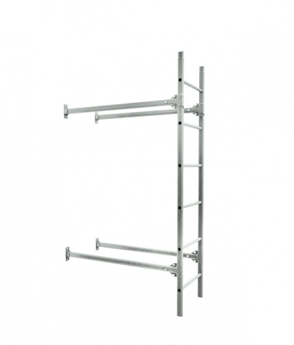 Лестница фасадная BORGE, нижняя секция, 1,8 м RAL3011