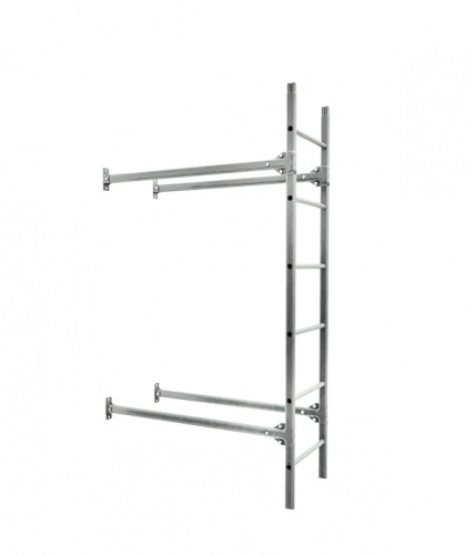 Лестница фасадная BORGE, нижняя секция, 1,8 м RAL3011