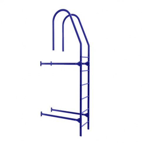 Лестница фасадная BORGE, верхняя секция, 1,8 м RAL3011