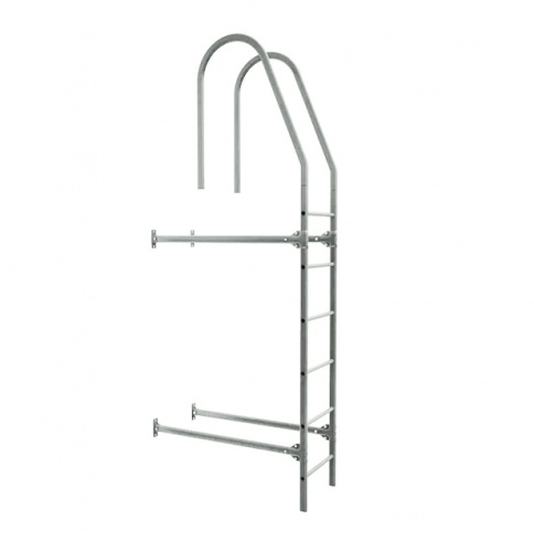 Лестница фасадная BORGE, верхняя секция, 1,8 м RAL3011