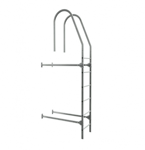 Лестница фасадная BORGE, верхняя секция, 1,8 м RAL3011