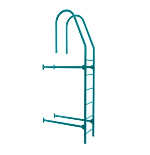 Лестница фасадная BORGE, верхняя секция, 1,8 м RAL3011