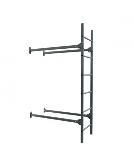 Лестница фасадная BORGE, нижняя секция, 1,8 м RAL7026