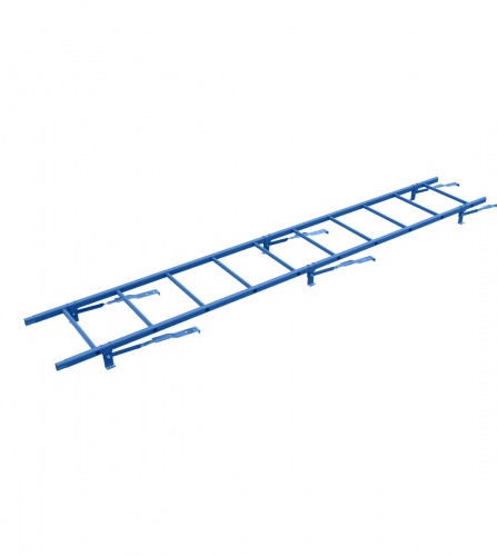 Лестница кровельная BORGE 2.7 м для черепичной кровли RAL6001