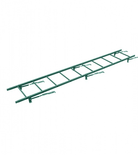 Лестница кровельная BORGE 2.7 м для черепичной кровли RAL6001