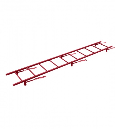 Лестница кровельная BORGE 2.7 м для черепичной кровли RAL3011