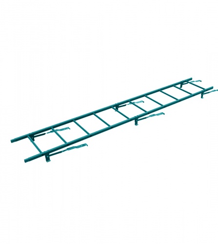 Лестница кровельная BORGE 2.7 м для черепичной кровли RAL3011