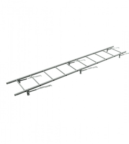 Лестница кровельная BORGE 2.7 м для черепичной кровли RAL3011