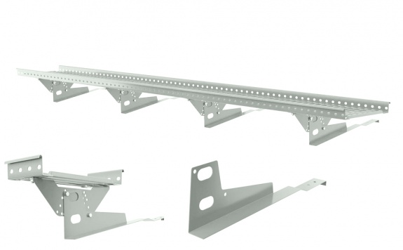 Переходный мостик BORGE 3 м для черепичной кровли (9003)