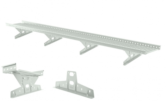 Переходный мостик BORGE, 3 м,  для кровли из металлочерепицы,  профнастила, материалов на основе битума (9003)