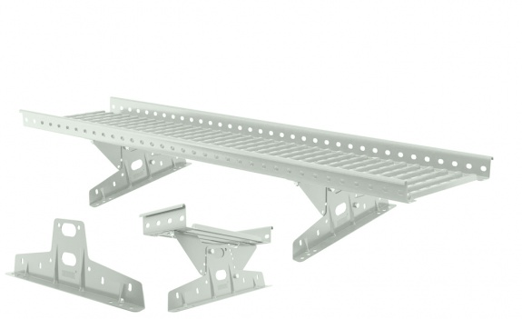 Переходный мостик BORGE,  1,5 м,  для кровли из металлочерепицы,  профнастила, материалов на основе битума (9003)