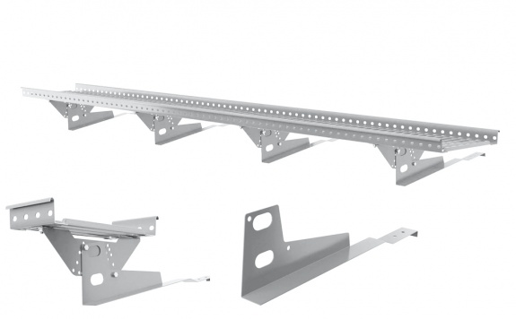 Переходный мостик BORGE, 3 м,  для кровли из металлочерепицы,  профнастила, материалов на основе битума (7004)