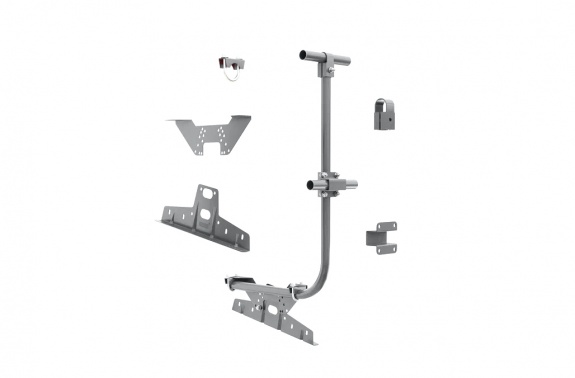 Ограждение кровельное BORGE для кровли из металлочерепицы, профнастила, материалов на основе битума, 3м RAL1014