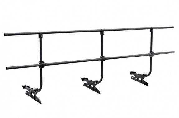 Ограждение кровельное BORGE для кровли из металлочерепицы, профнастила, материалов на основе битума, 3м RAL9005