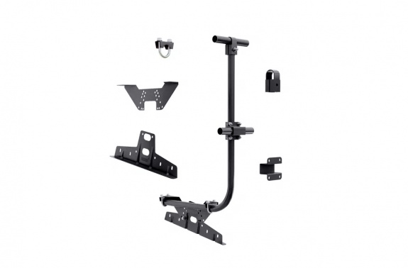 Ограждение кровельное BORGE для кровли из металлочерепицы, профнастила, материалов на основе битума, 3м RAL9005