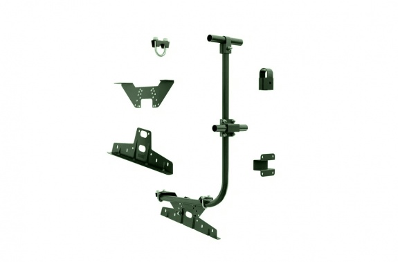 Ограждение кровельное BORGE для кровли из металлочерепицы, профнастила, материалов на основе битума, 3м  RAL1015