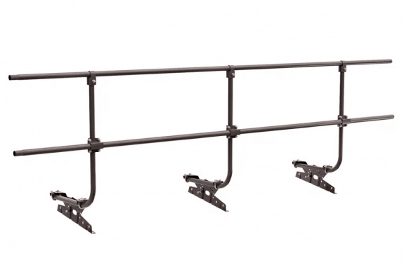 Ограждение кровельное BORGE для кровли из металлочерепицы, профнастила, материалов на основе битума, 3м RAL3005