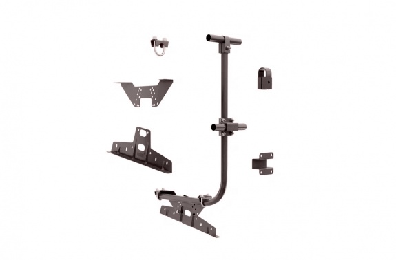 Ограждение кровельное BORGE для кровли из металлочерепицы, профнастила, материалов на основе битума, 3м RAL3005