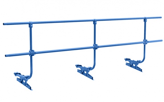 Ограждение кровельное BORGE для фальцевой кровли, 3м, RAL 5005