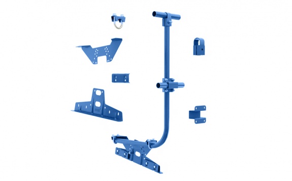 Ограждение кровельное BORGE для фальцевой кровли, 3м, RAL 5005