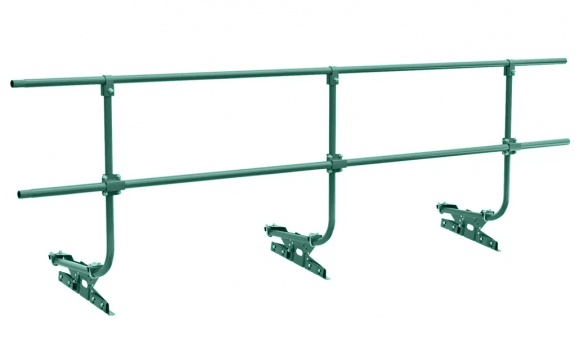 Ограждение кровельное BORGE для фальцевой кровли, 3м, RAL3020