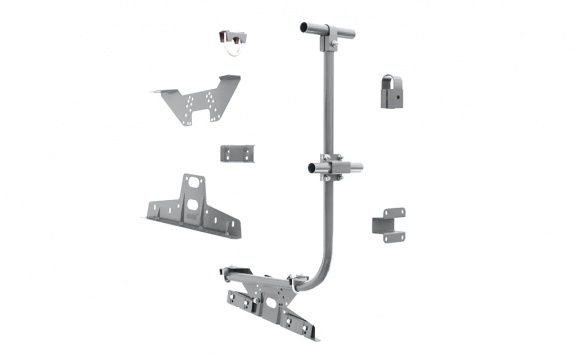 Ограждение кровельное BORGE для фальцевой  кровли, 3м, RAL 7004