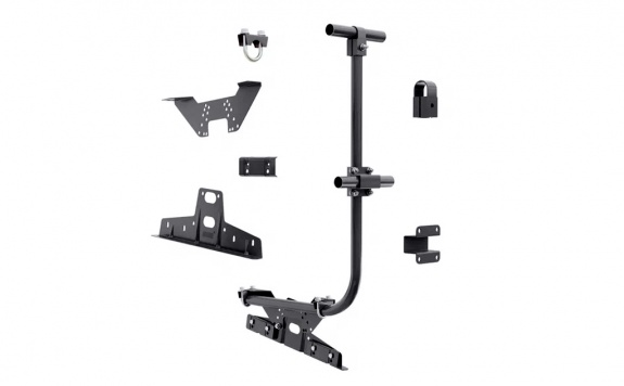 Ограждение кровельное BORGE для фальцевой кровли, 3м, RAL9005