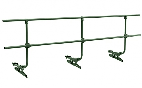 Ограждение кровельное BORGE для фальцевой кровли, 3м, RAL4006