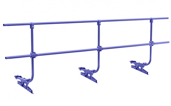 Ограждение кровельное BORGE для фальцевой  кровли, 3м, RAL 5002