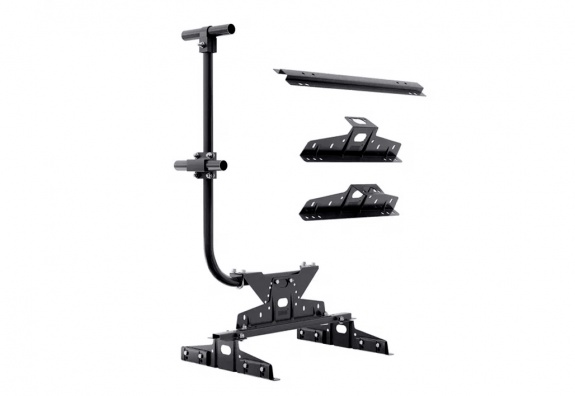 Ограждение кровельное BORGE для монтажа параллельно фальцу, 3м, RAL 9005