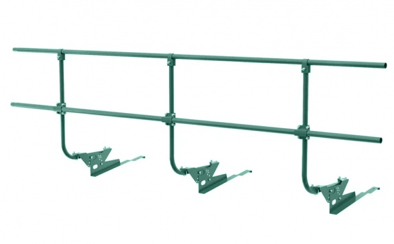 Ограждение кровельное BORGE для черепичной кровли, 3м, RAL3017