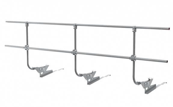 Ограждение кровельное BORGE для черепичной кровли, 3м, RAL 7004